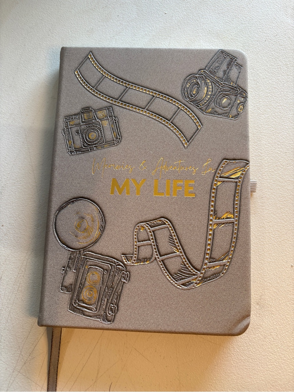 My Life Gray Notebook Journal - Photography Designs. Memories and adventures of